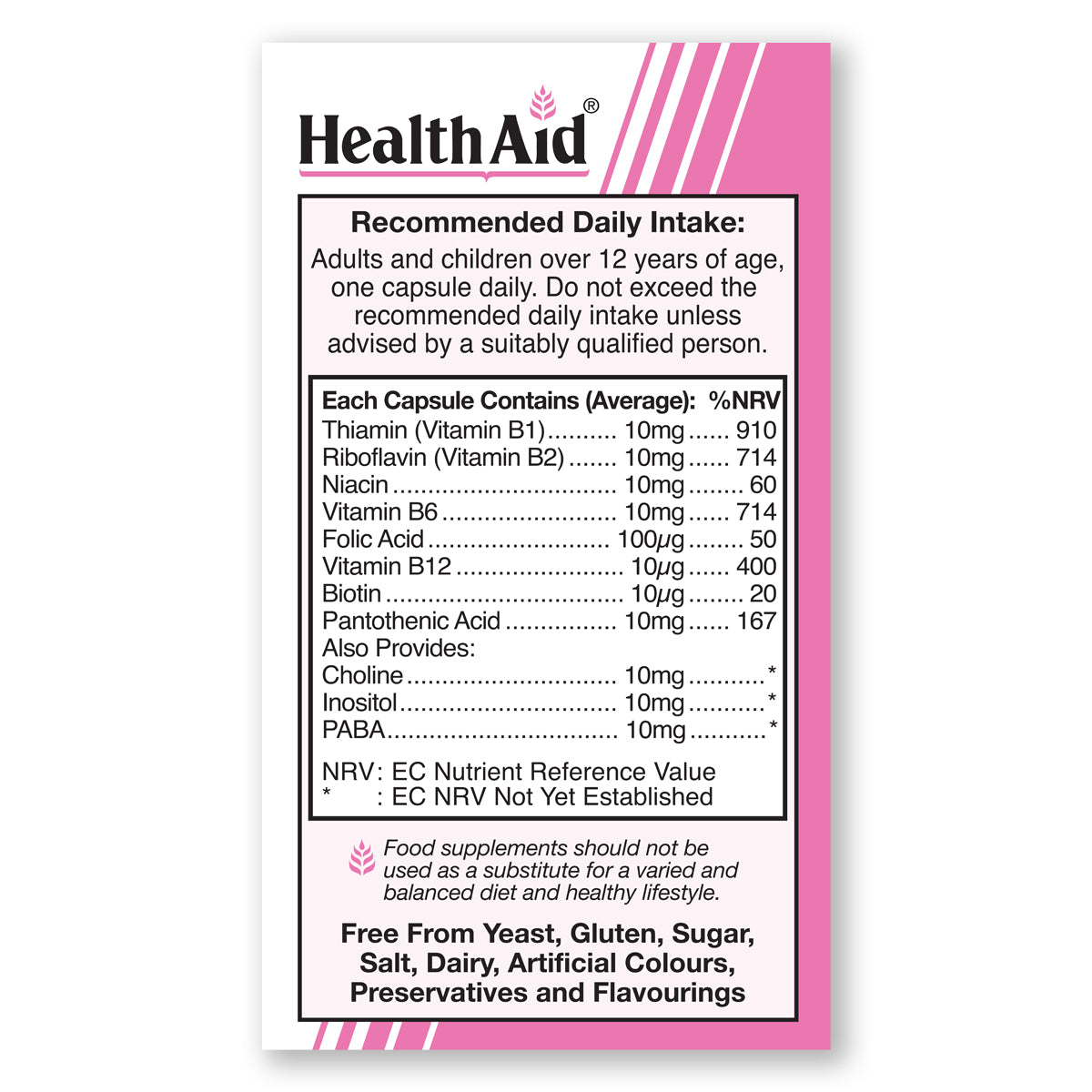 Vitamin B Complex Supreme Capsules