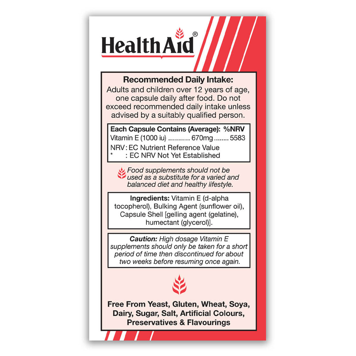 Vitamin E 1000iu Capsules