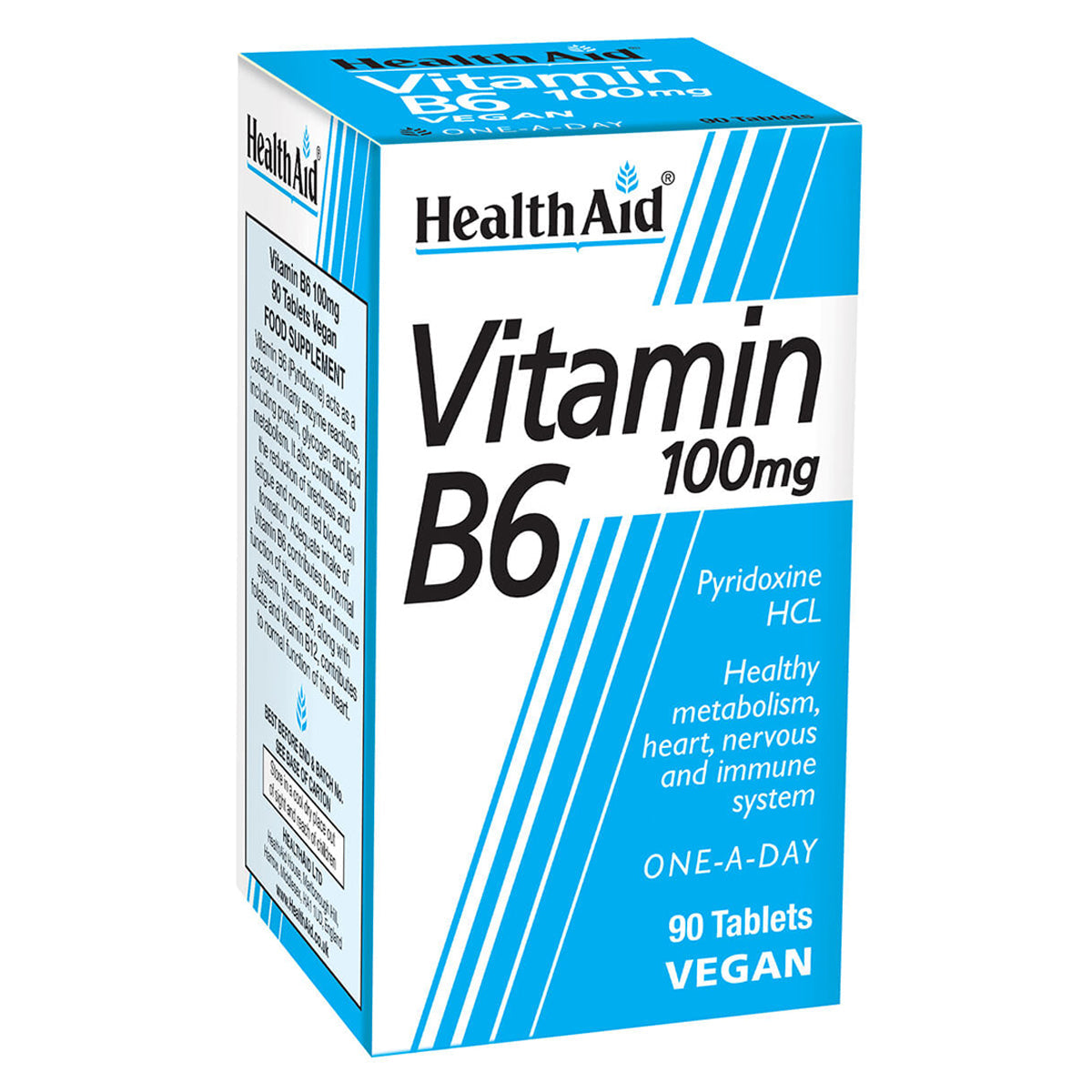Vitamin B6 (Pyridoxine HCl) 100mg Tablets