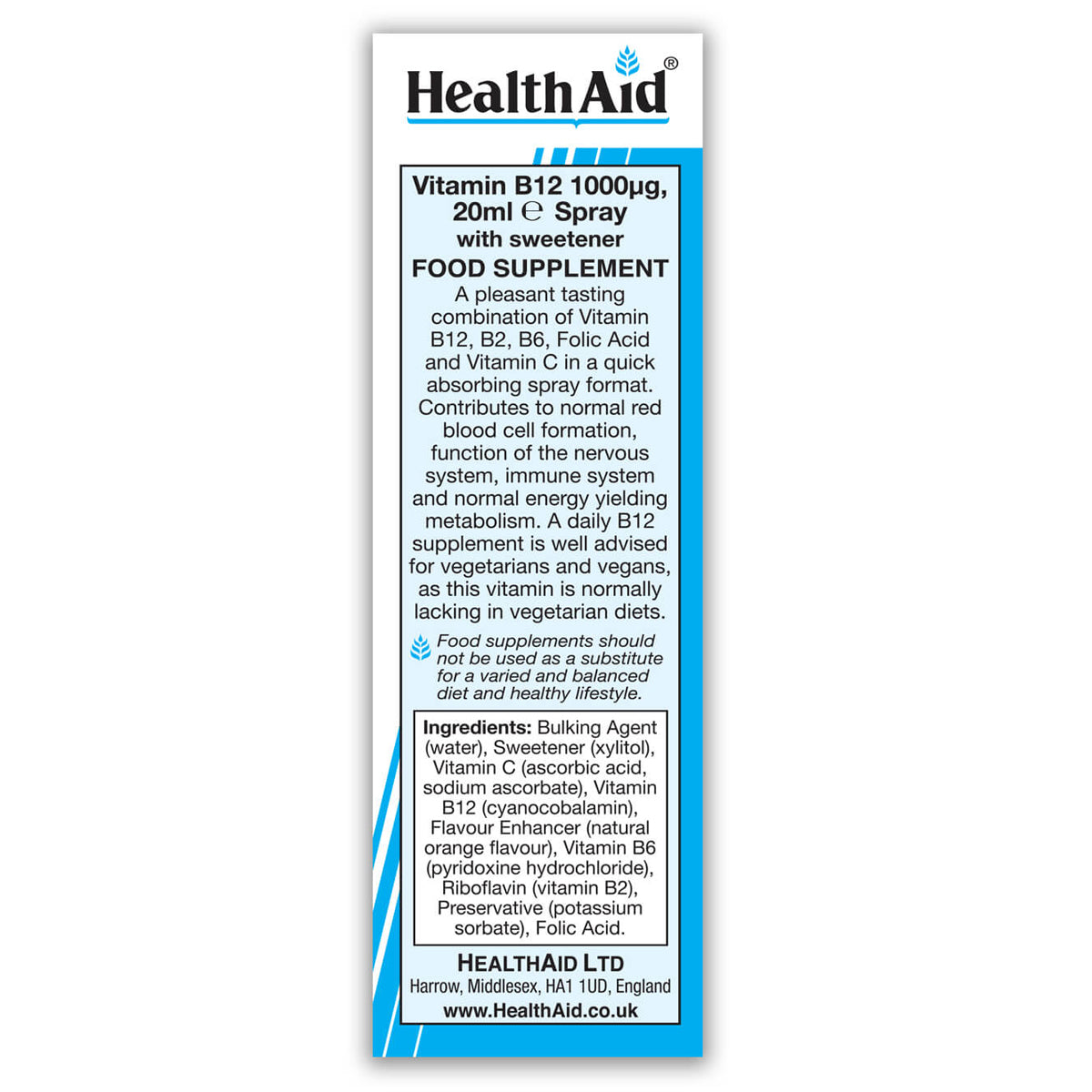 Vitamin B12 1000µg Spray