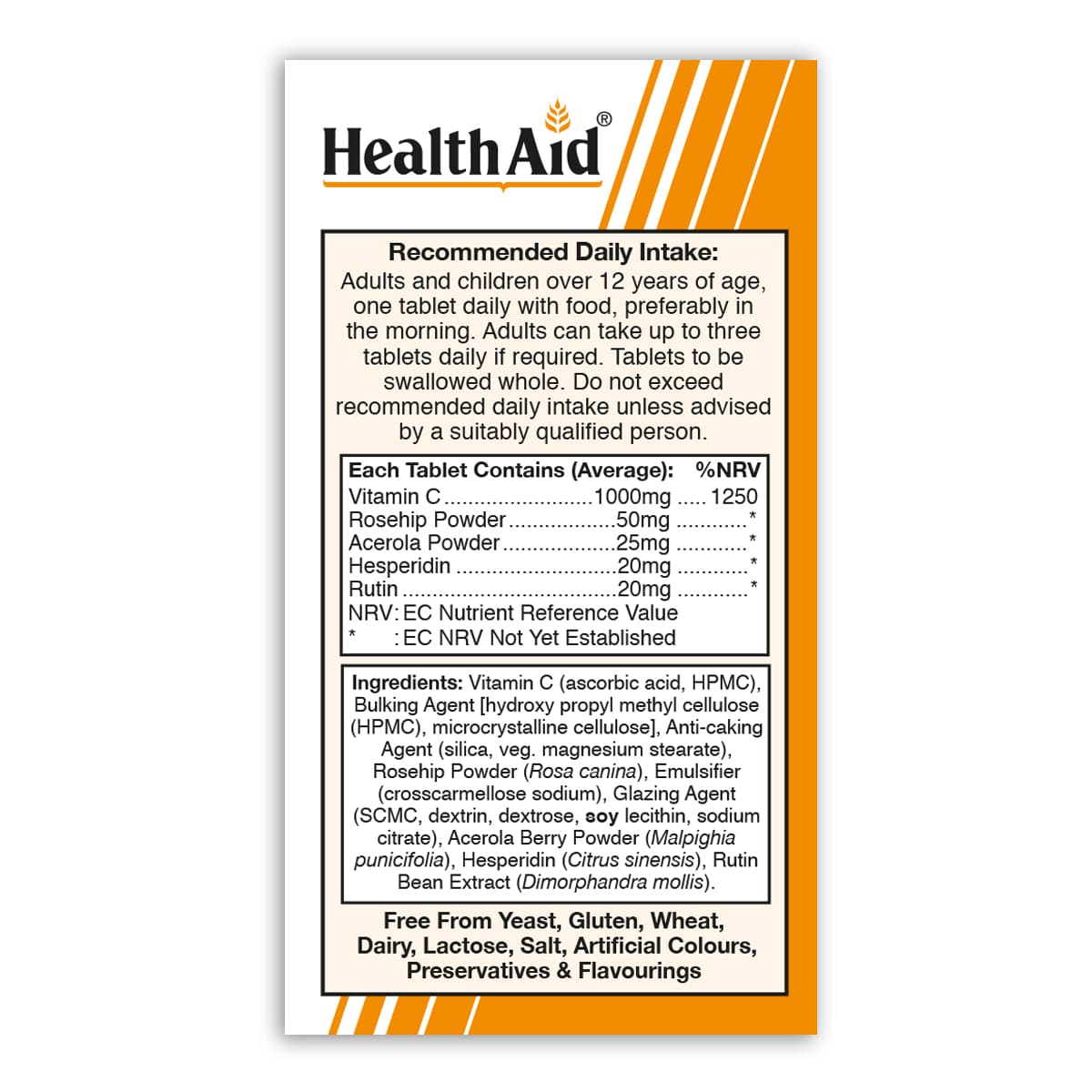 Vitamin C 1000mg Prolonged Release Tablets
