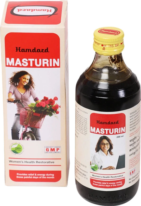 Hamdard Masturin 200 ml (Uterine Disorders & Irregular Periods)(pack of 2)