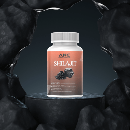 Shilajit Capsules - for Vitality, Stamina and Strength - Ayurvedic Nature Care