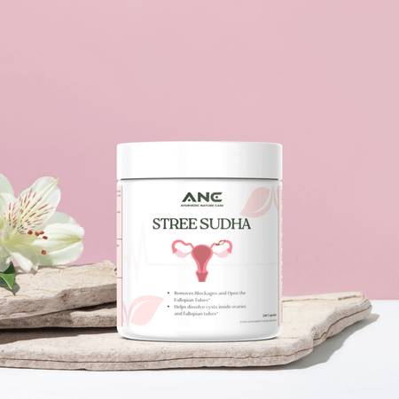 Stree Sudha – Natural Herbal Support for Reproductive Health & Fertility (Removes Blockages and Open the Fallopian Tubes) - Ayurvedic Nature Care